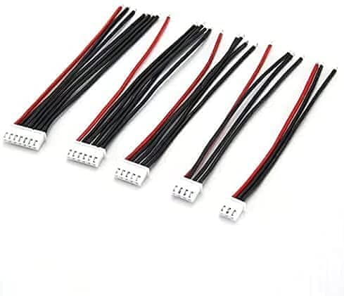 YUNIQUE GREEN-CLEAN 22 Awg 2S 3S 4S 5S 6S polnilec za kabelsko bilanco Jst Xh priključnik adapter (2pcs x), 10pcs