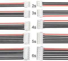 YUNIQUE GREEN-CLEAN 22 Awg 2S 3S 4S 5S 6S polnilec za kabelsko bilanco Jst Xh priključnik adapter (2pcs x), 10pcs