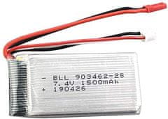 YUNIQUE GREEN-CLEAN 1 kos polnilna lipo baterija (7.4V 1500mAh) za WLtoys V912 V262 A949V V913 L959 L979 WLtoys Q212G