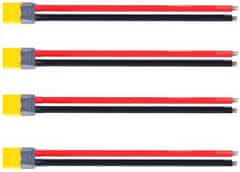 YUNIQUE GREEN-CLEAN 4pcs XT60 Plug Moški priključki z 150mm 12AWG Silikonski kabli za RC Lipo Baterije FPV Racing Drone