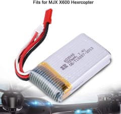 YUNIQUE GREEN-CLEAN 2pcs Polnilna lipo baterija (7.4V 700mAh) za RC Drone Quadcopter MJX X600