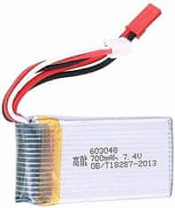 YUNIQUE GREEN-CLEAN 2pcs Polnilna lipo baterija (7.4V 700mAh) za RC Drone Quadcopter MJX X600