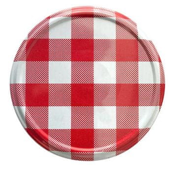 Toro Pokrovček za kozarce za vlaganje 10 kosov, 82 mm, motiv kocke