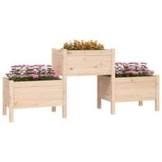 Vidaxl Visoka greda 178,5x44x75 cm trdna borovina