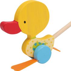 Legler Majhne igrače za vleko noge Rocking Duck Tine
