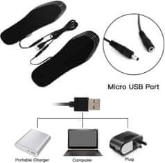 Mormark Grelni vložki za čevlje, Grelni vložki z USB, Vložki za zimske čevlje | HOTFEET