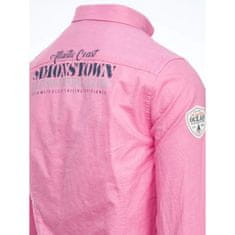 Dstreet Moška srajca ARMA roza dx2298 XXL