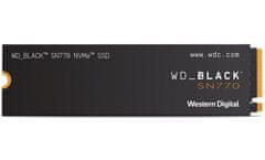 WD BLACK NVMe SSD 1TB PCIe SN 770, Gen4 8Gb/s, (R:5150, W:4900MB/s)