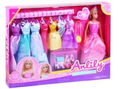 JOKOMISIADA Anlily Princess Doll + maturantske obleke ZA3488