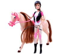 JOKOMISIADA Anlily Jockey Doll s konjem za hojo ZA2454