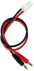 YUNIQUE GREEN-CLEAN 1 kos Tamiya polnilni kabel na 4mm Gold Kontakt Banana Plug 14AWG 30 CM