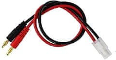 YUNIQUE GREEN-CLEAN 1 kos Tamiya polnilni kabel na 4mm Gold Kontakt Banana Plug 14AWG 30 CM