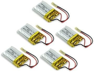 YUNIQUE GREEN-CLEAN 5pcs Polnilna lipo baterija (3.7v, 150mAh Lipo) za RC helikopter Syma S107 S107G