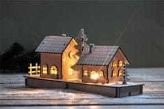 Rayher.	 Lesena sestavljanka, Hiša 2, 3D, 31.7x9.4x14 cm