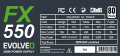 Evolveo FX550 80Plus