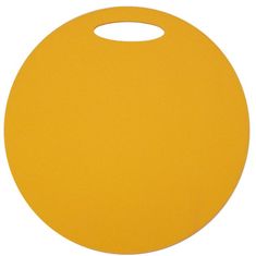 Yate Okrogla sedežna podloga 1- plast - rumena
