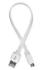 ColorWay Podatkovni kabel USB/ Micro USB/ 0,25 m/ Bela