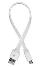 ColorWay Podatkovni kabel USB/ Micro USB/ 0,25 m/ Bela