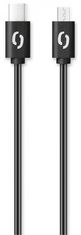Aligator Podatkovni kabel POWER 3A, USB-C/microUSB črn