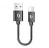 PREMIUM 2A kabel, 50 cm USB-C, črn