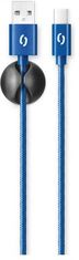 Aligator PREMIUM Podatkovni kabel 2A, USB-C, modri