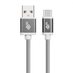 TB Kabel USB - USB C 1,5 m siv trak