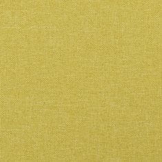 Vidaxl Vzmetnica z žepkasto vzmetjo zelena 90x190x20 cm blago