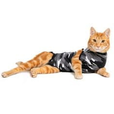Suitical Recovery Suit mačka, Small, črna