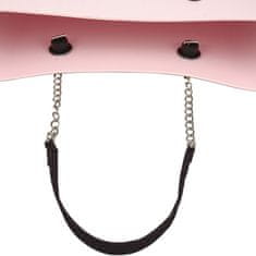 CoZy Ročaj za torbo Jelly Bag s kratko verigo "T" - Črn