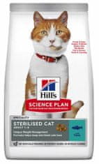 Hill's Adult Sterilised suha hrana za mačke, tuna, 1,5 kg