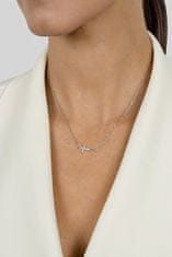 Brilio Silver Brezčasna ogrlica iz bronastega križa NCL58R