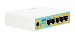 IK MikroTik hEX PoE lite RB750UPr2 4xPoE usmerjevalnik