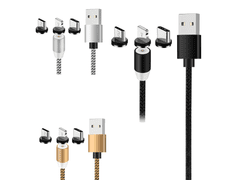 Verkgroup 3v1 mikro tip-c USB magnetni kabel za telefone 1m