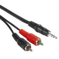 PremiumCord Kabel Jack 3,5 mm-2xCINCH M/M 1,5 m