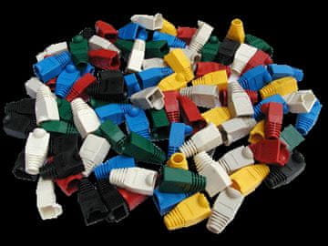 DATACOM zaščita RJ45 z mehurčkom BLACK (10 kosov)