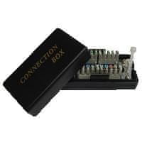 DATACOM Priključno ohišje UTP Cat 5e. 2 x zareza. Škatla