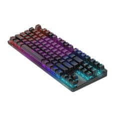 Blitzwolf Mehanska igralna tipkovnica, BlitzWolf BW-KB2, modro stikalo (RGB)