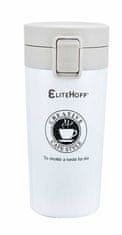 EliteHoff Termični lonček za kavo 350 ml s filtrom Elitehoff White