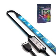 ZELUX USB RGB LED trak s kontrolerjem 2m 3.6W/m 30LED/m