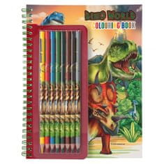 Dino World Pobarvanka | Dino svet pobarvanka, 8 barvic