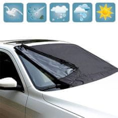 Mormark Pametno pokrivalo za vetrobransko steklo za zimo in poletje, termo pokrivalo za avto univerzalne velikosti-WINDSHIELD