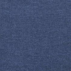 Vidaxl Vzmetnica z žepkasto vzmetjo modra 80x200x20 cm blago