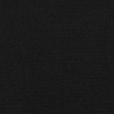 Vidaxl Vzmetnica z žepkasto vzmetjo črna 180x200x20 cm blago