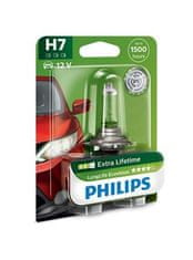 Philips Avtomobilska žarnica H7 12972LLECOB1, LongLife EcoVision, 1 kos v pakiranju