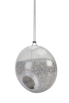 NOHEL GARDEN Plastična krmilnica za ptice na prostem - Jagodna slonova kost