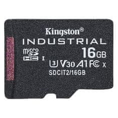 Kingston Industrial/micro SDHC/16GB/100MBps/UHS-I U3/Class 10