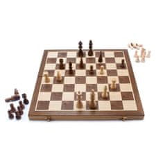 Severno Magnetni leseni šah in šahovnica 2 v 1