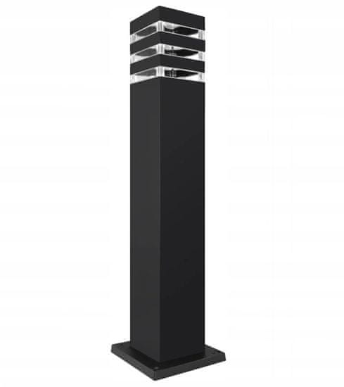 Berge Zunanja stebrična vrtna svetilka BELLA - ME0012 - 60 cm - črna
