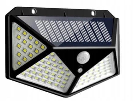 Milio LED solarna svetilka 70+30 SMD s senzorjem