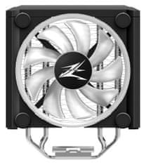 Zalman Zalmanov procesorski hladilnik CNPS16X Black / 120 mm ventilator / 4 toplotne cevi / RGB / PWM / višina 165 mm / črna